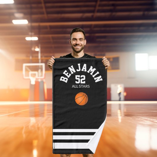Serviette de sport de basket-ball, serviette de ba