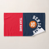 Serviette de sport de basket-ball, serviette de ba (Serviette à main)