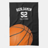 Serviette de sport de basket-ball, serviette de ca (Vertical)
