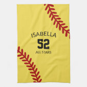 serviette de sport de softball, serviette de bain (Vertical)