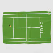 Serviette de sport de tennis personnalisée (Horizontal)