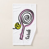 Serviette de sport de tennis personnalisée pour le (Serviette à main)