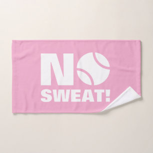 Serviette de sport de tennis rose pour joueur et e