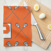 Serviette de sport orange de crosse (Quart Plié)