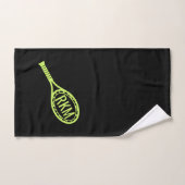 Serviette de sport pour tennis Monogramme Simple N (Serviette à main)