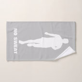 Serviette de sport sans transpiration pour la cour (Serviette à main)