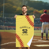 serviette de sport softball, serviette de bain coa