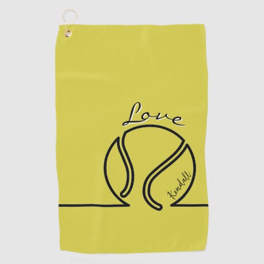 Serviette de sueur de tennis "Love" (Devant)