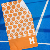 Serviette de sueur Monogram Orange Pickleball