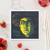 Serviette de table en papier vintage de cinéma (En situation)
