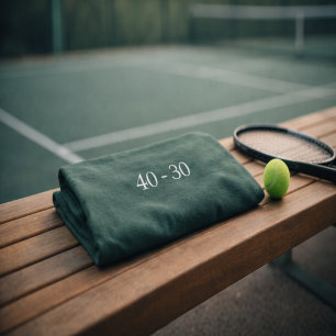 Serviette de tennis 40–30 – Édition Joueur