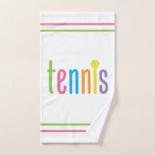 Serviette de tennis colorée (Serviette à main)