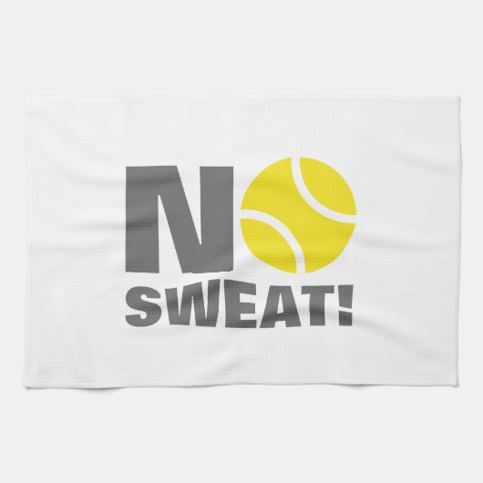 Serviette de tennis | Pas de sueur ! (Horizontal)