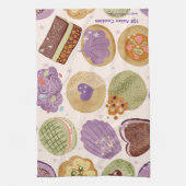 Serviette de thé 108 biscuits asiatiques  (Vertical)
