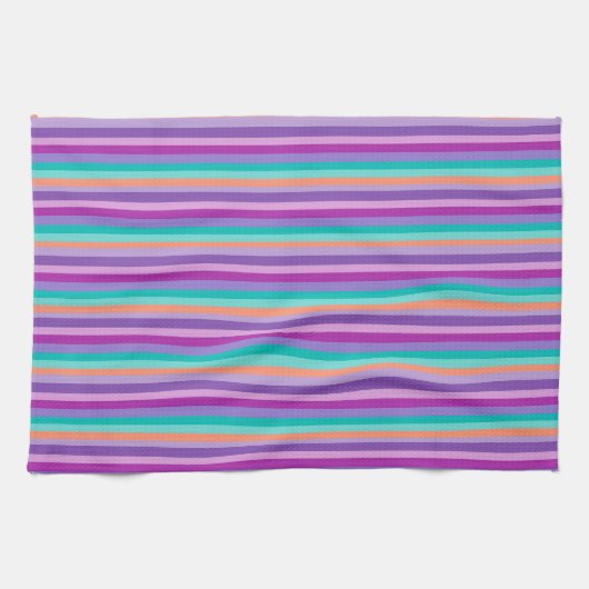 Serviette de thé 40,6 cm x 61 cm Bleu pourpre (Horizontal)