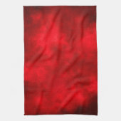 Serviette de thé à effet nuage rouge (Vertical)