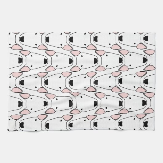 Serviette de thé à enclos (Horizontal)