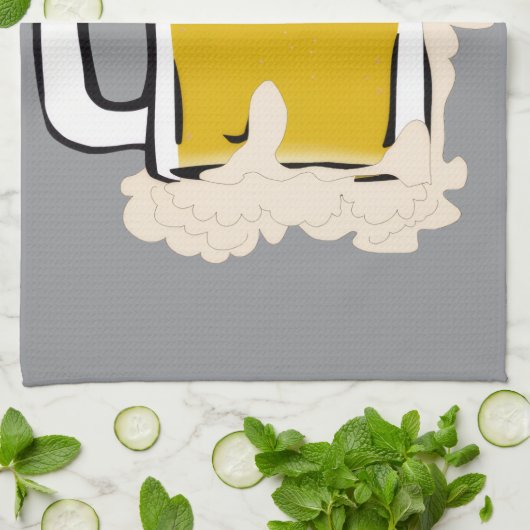 Serviette de thé à la bière (Plié)