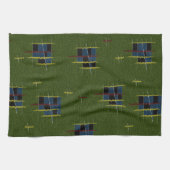 Serviette de thé à la branche d'olivier (Horizontal)