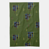 Serviette de thé à la branche d'olivier (Vertical)