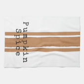 Serviette de thé à la chute citrouille épice (Horizontal)