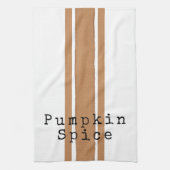Serviette de thé à la chute citrouille épice (Vertical)