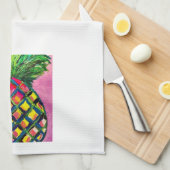 Serviette de thé à l'ananas amusante (Quart Plié)