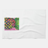 Serviette de thé à l'ananas amusante (Horizontal)