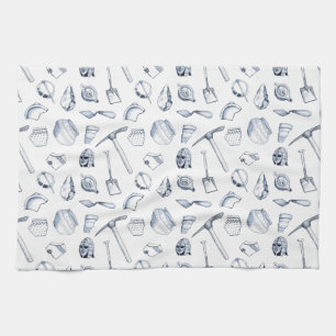 Serviette de thé archéologique de fragments