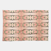 Serviette De Thé Au Design Floral Élégant (Horizontal)