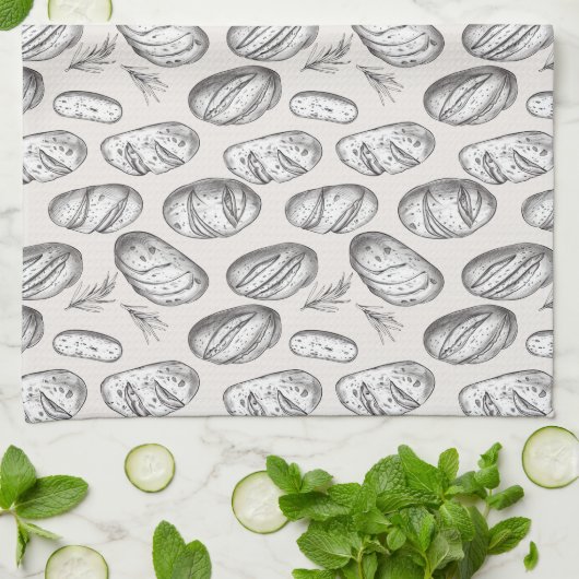 Serviette de thé au pâte à papier (Plié)