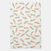 Serviette de thé aux carottes de Pâques (Vertical)