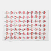 Serviette de thé aux champignons deux (Horizontal)