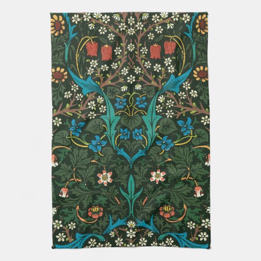 SERVIETTE DE THÉ AVEC CONCEPTION "TULIPS" DE WILLI (Vertical)