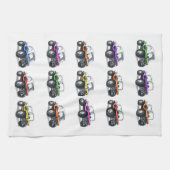 serviette de thé avec des erreurs de plage (Horizontal)