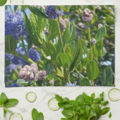 Serviette de thé avec image de jardin de Lilas de (Plié)