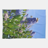 Serviette de thé avec image de jardin de Lilas de (Horizontal)