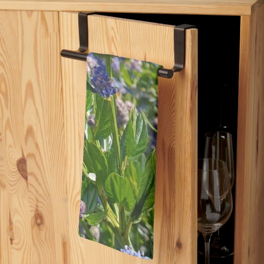 Serviette de thé avec image de jardin de Lilas de (Pliage en tiers)