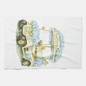 Serviette de thé blanche pour chariot de golf Hydr (Horizontal)