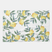 Serviette de thé botanique citron (Horizontal)