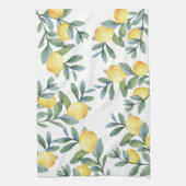 Serviette de thé botanique citron (Vertical)