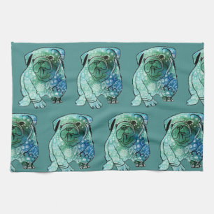 Serviette de thé Bulldog