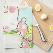 Serviette de thé Bunny Sunny (Quart Plié)