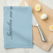 Serviette de thé - citation de Franklin : faites- (Quart Plié)