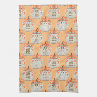 Serviette de thé Citrouille Chinoiserie