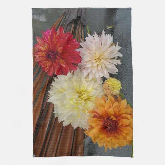 Serviette de thé Dahlia (Vertical)