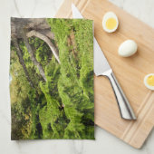 Serviette de thé d'arbre du Cèdre-de-Liban (Quart Plié)