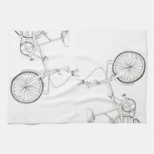 Serviette de thé de bicyclette (Horizontal)