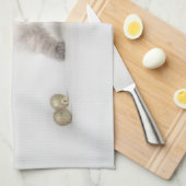 Serviette de thé de chaton de Ragdoll (Quart Plié)