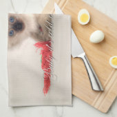 Serviette de thé de chaton de Ragdoll (Quart Plié)